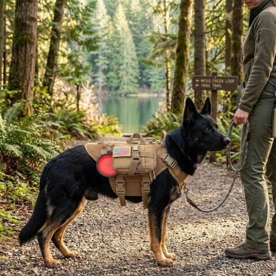 Zazu Pets Tactical Dog Harness Collar & Leash Set
